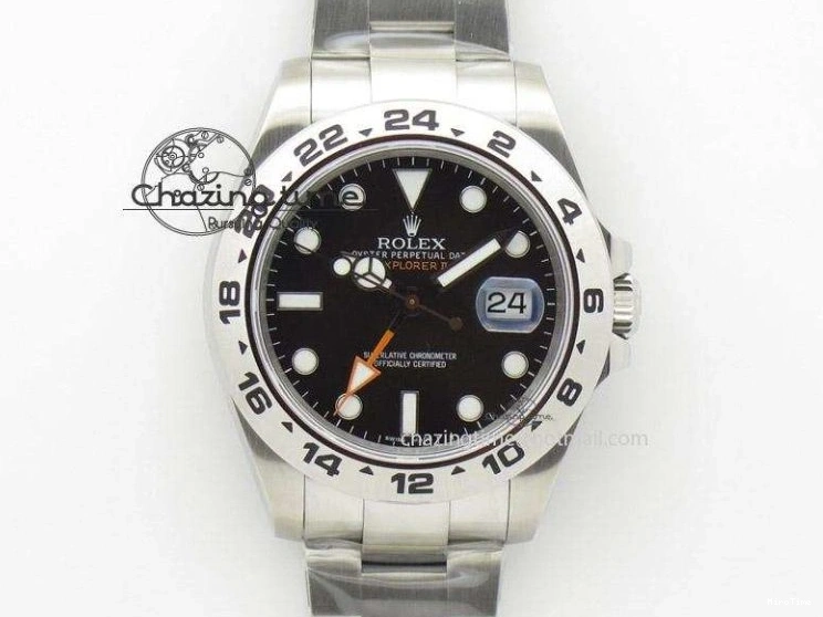 MiroTime 0417 Breathable GMT Master II 116719 BLRO Real Ceramic 904L SS GMF 1:1 Best Edition Black Dial on Bracelet A3186 (Correct Hand Stack) 3243